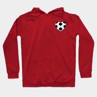 Soccer Ball Heart Hoodie